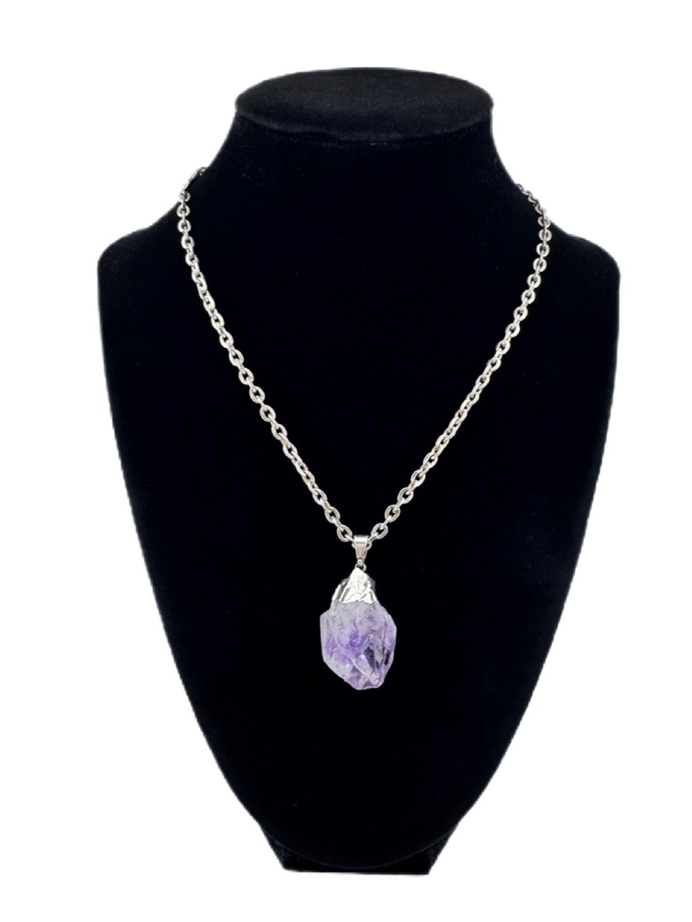Raw Amethyst Necklace